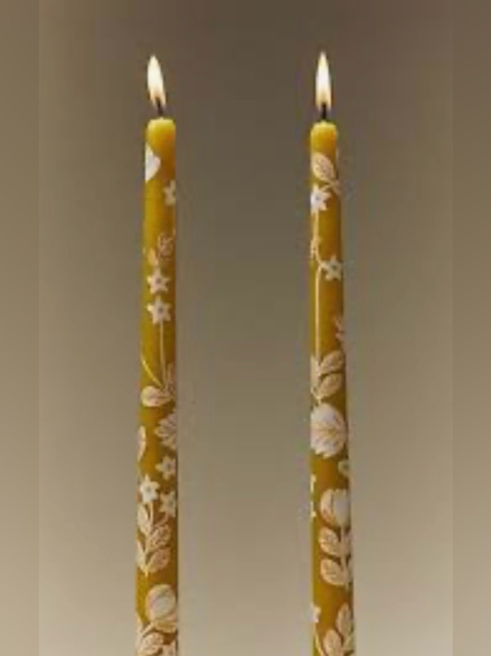 Anthropologie Jude Taper Candles, Set of 2